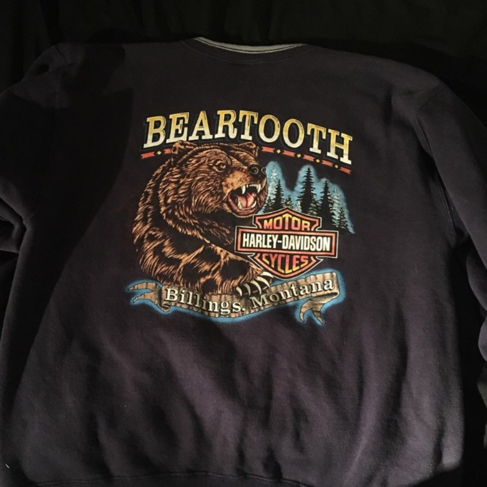 Harley Davidson crew neck sweatshirt
